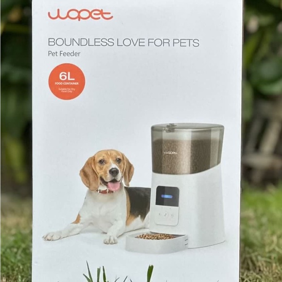 WOPET 6L Automatic Cat Feeder,Wi-Fi Enabled Smart Pet Feeder for Cats and Dogs - Picture 1 of 4